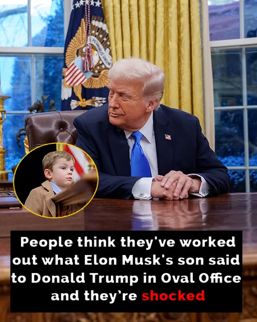 People insist Elon Musk’s 4-year-old son called out PresidentTrump