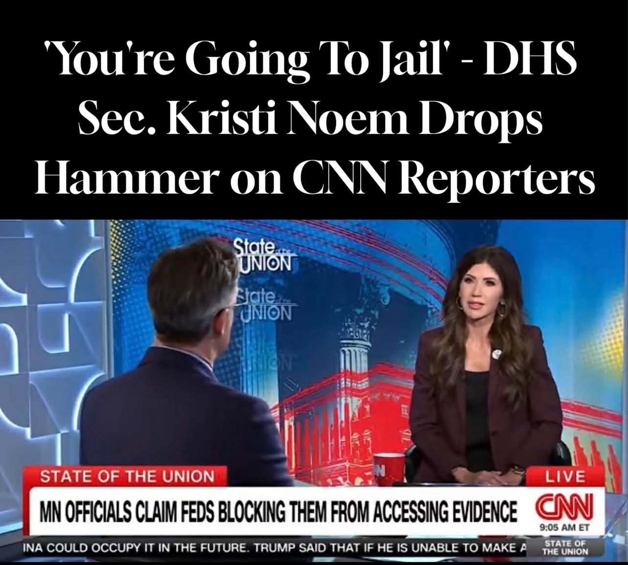 WATCH: Kristi Noem Again Sends Democrat Leaders into Meltdown Mode
