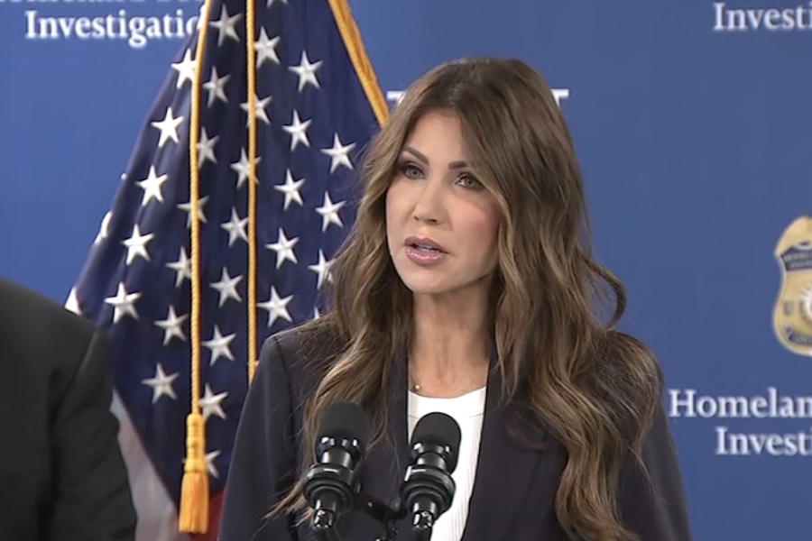 JUST IN: Kristi Noem Reveals Chilling New Details On Woman Accused Of Ramming ICE Agent