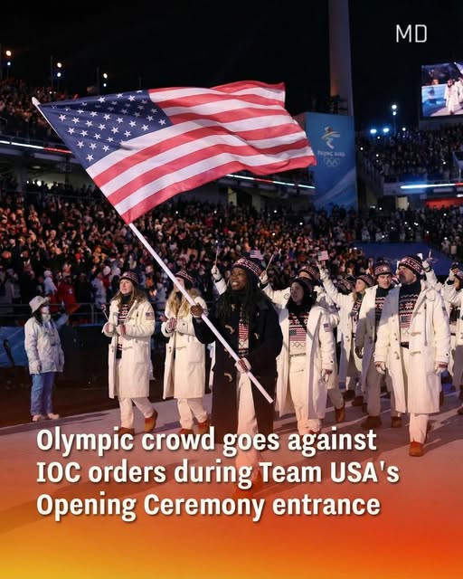 Olympic Crowd Reacts Strongly During Team USA’s Opening Ceremony Entrance