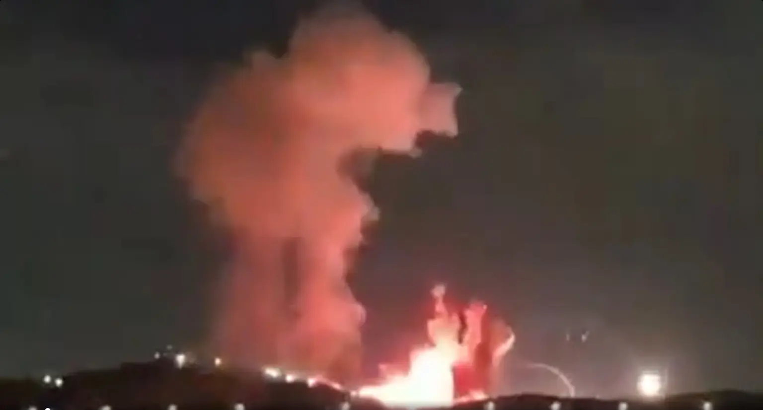 BREAKING: Trump posts video of massive blast in Iranian city housing regime’s uranium stockpiles