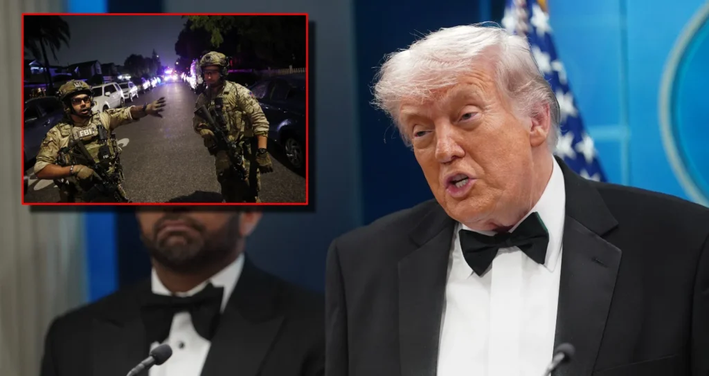 Trump Posts Photo of WHCD Shooting Suspect As He’s Taken Into Custody
