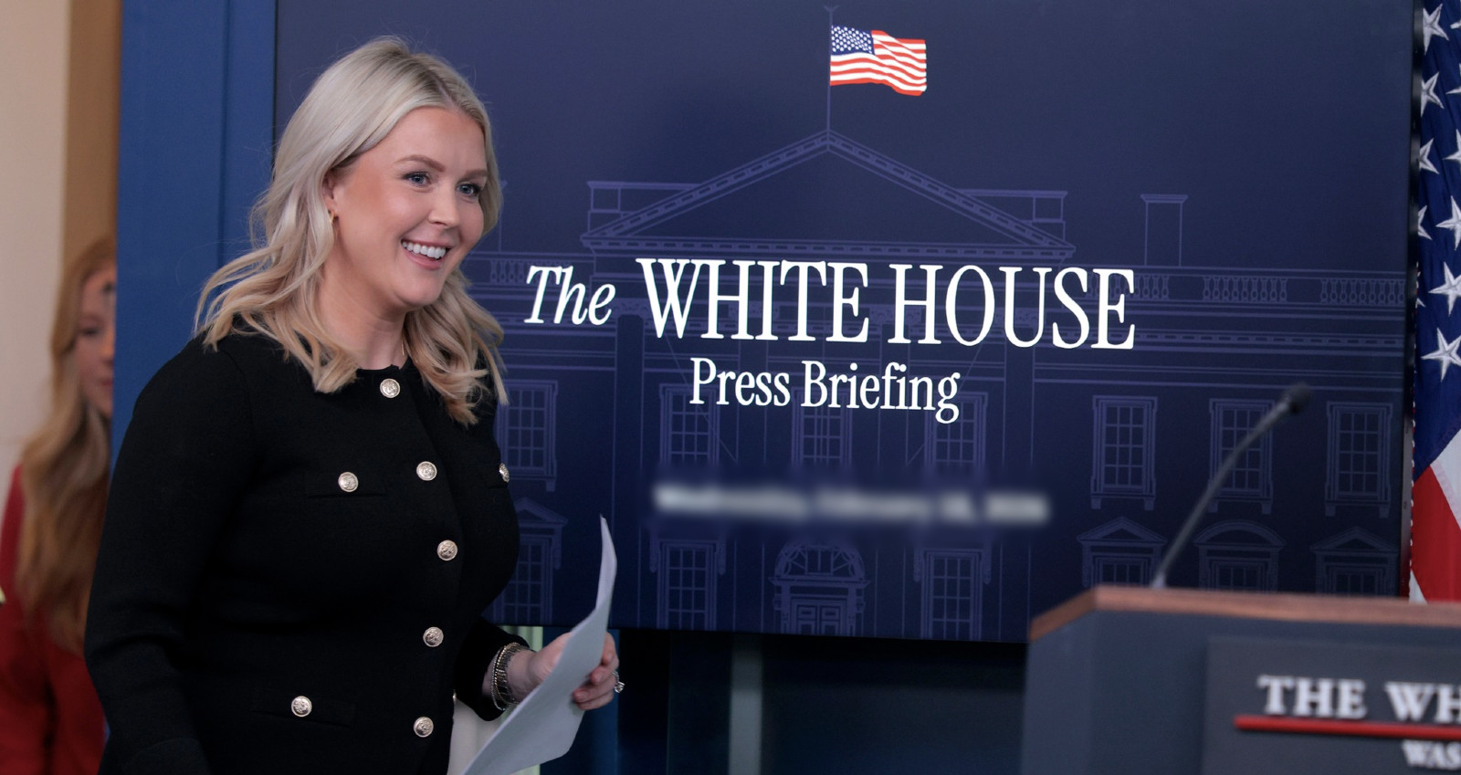 Key Figure Makes Surprise Appearance as Leavitt Begins Maternity Leave