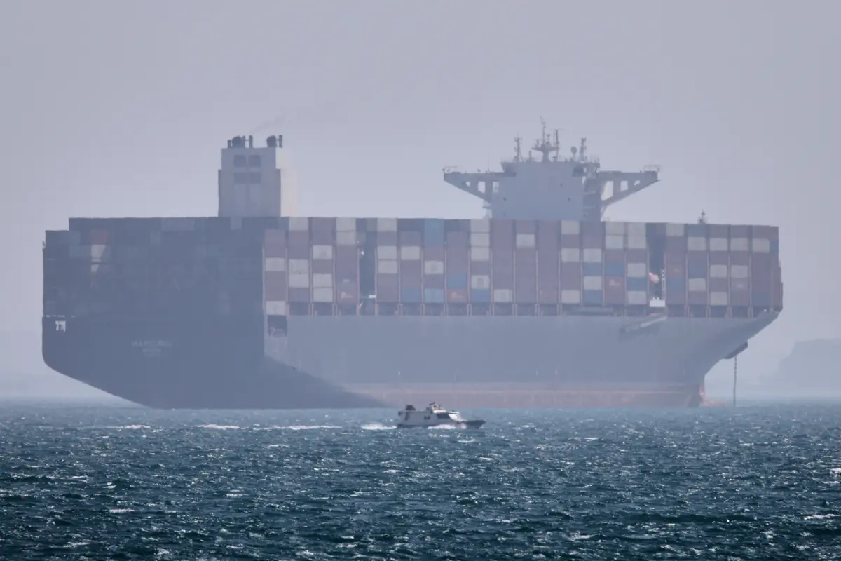 BREAKING: US says two American merchant ships pass through Strait of Hormuz