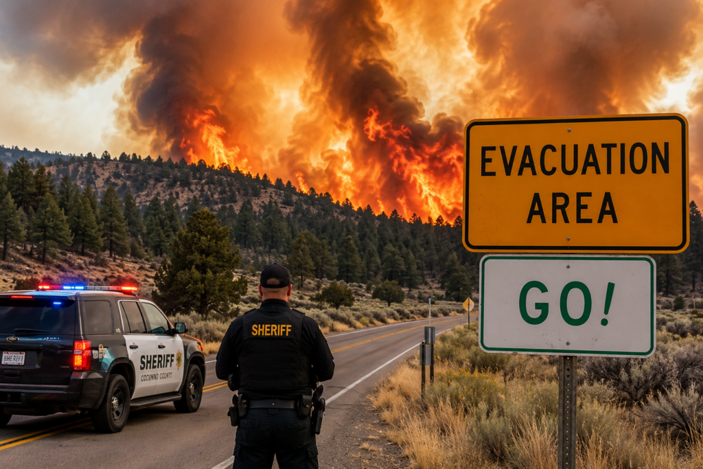 Evacuations Ordered as Spring Valley Fire Grows Near Flagstaff