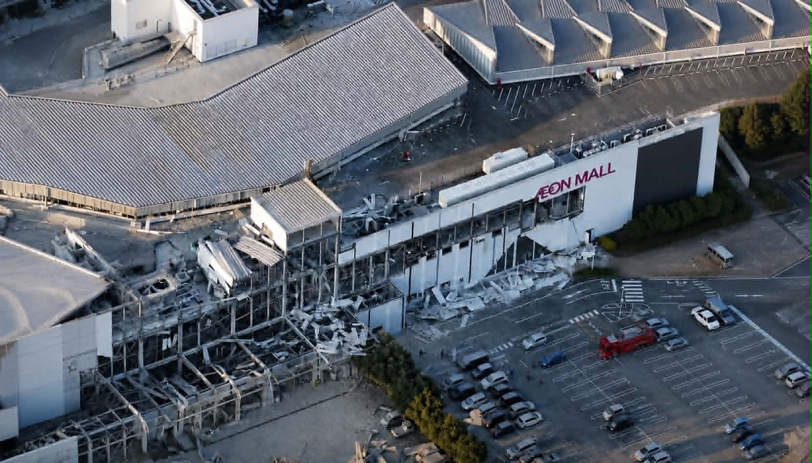 Several Feared Trapped In Collapsed Shopping Mall After Quake